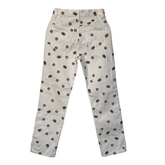 Reformation Mixed Emotions High Rise Straight Jeans Size 26 White - Picture 3 of 11